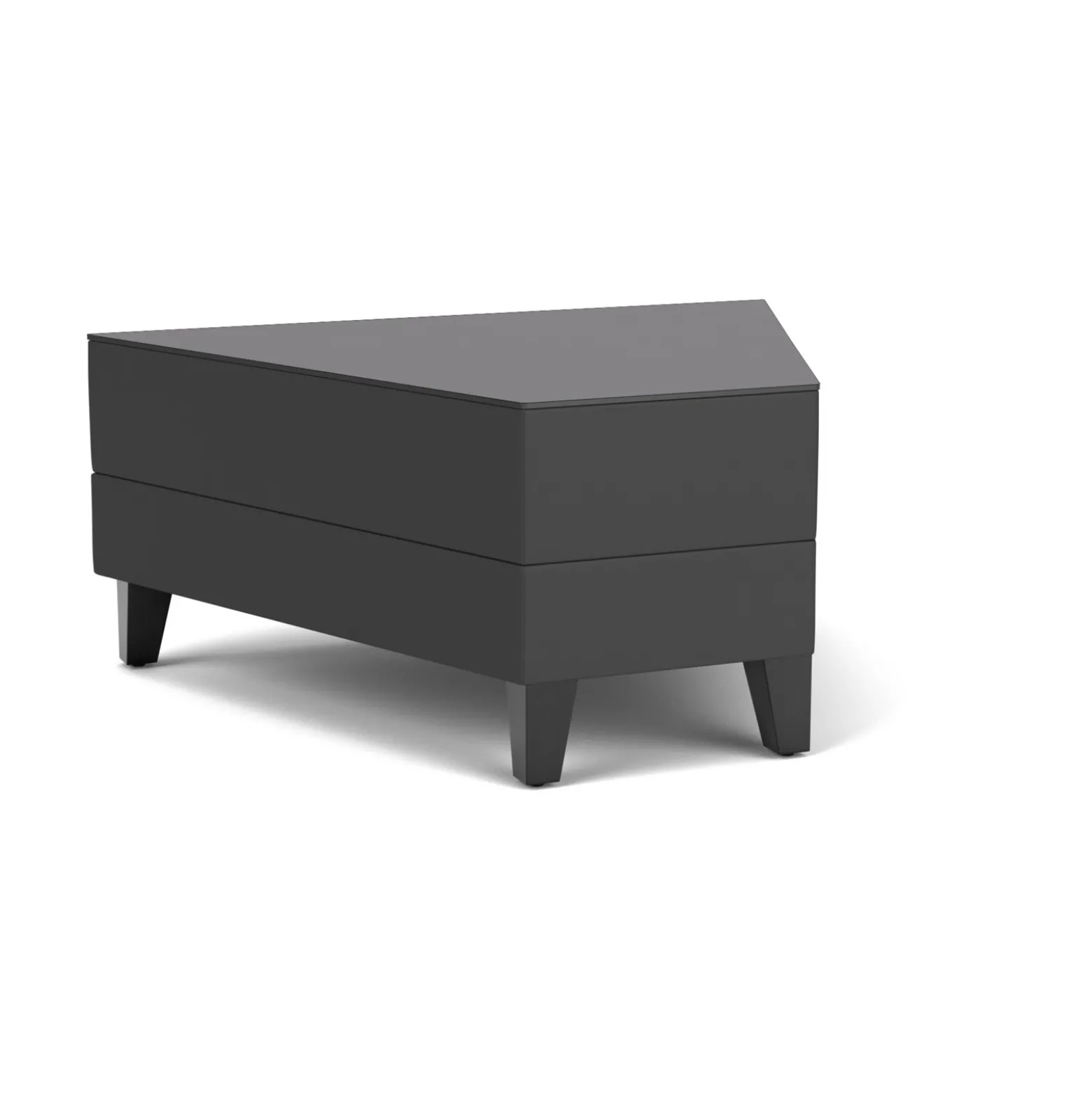 Social 45 Degree Wedge Table in Standard Upholstery