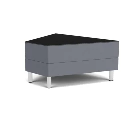 Social 45 Degree Wedge Table in Standard Upholstery