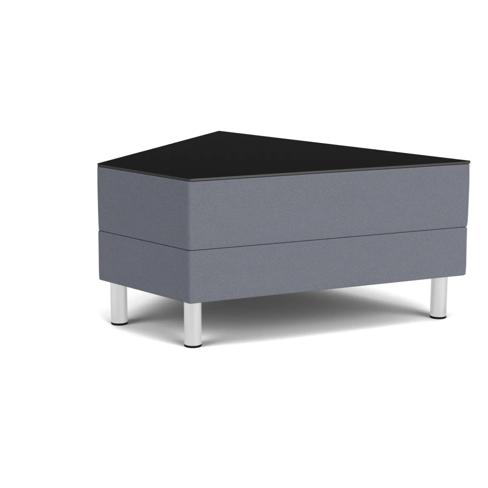 Social 45 Degree Wedge Table in Standard Upholstery