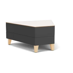 Social 45 Degree Wedge Table in Standard Upholstery