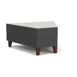 Social 45 Degree Wedge Table in Standard Upholstery