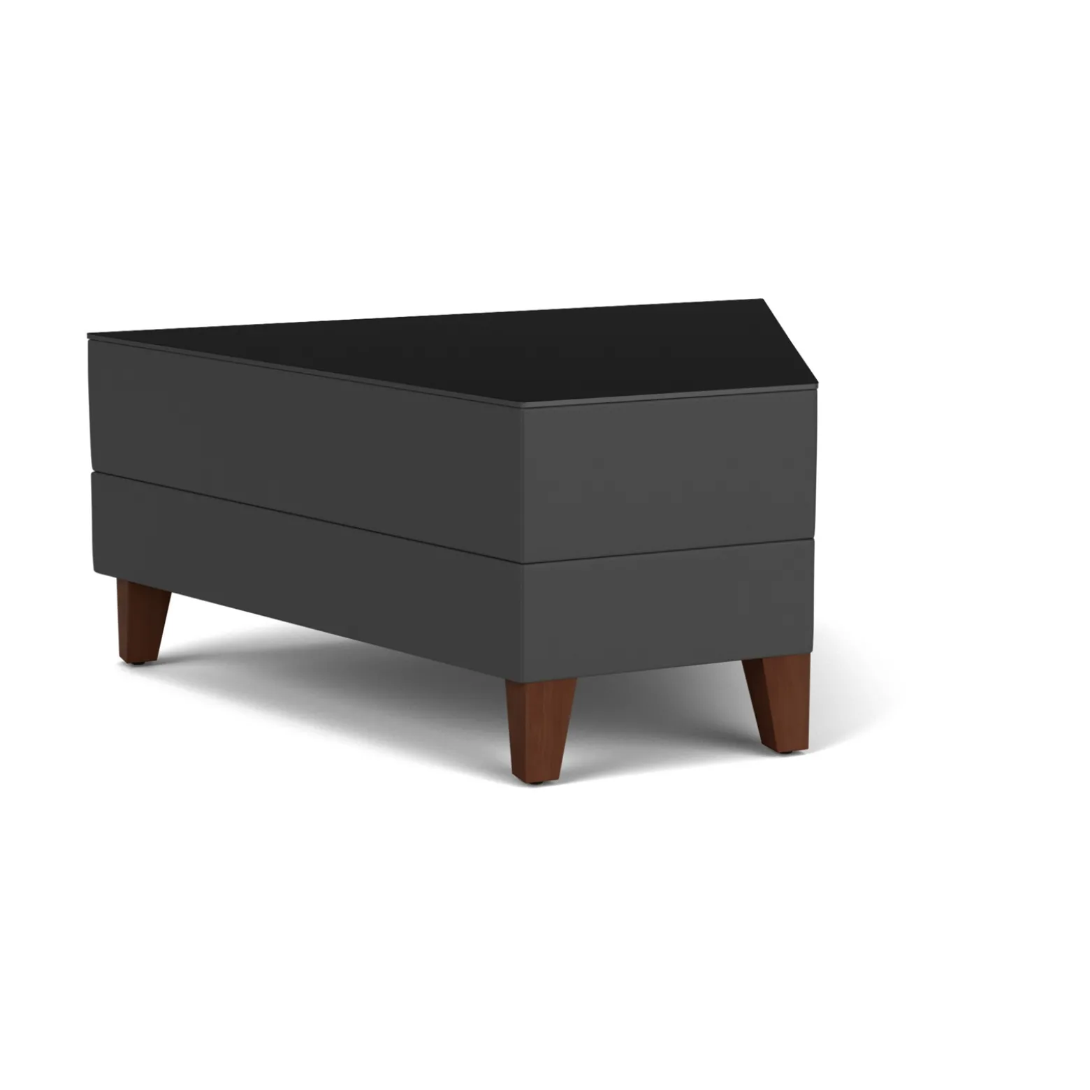 Social 45 Degree Wedge Table in Standard Upholstery