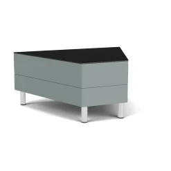 Social 45 Degree Wedge Table in Standard Upholstery