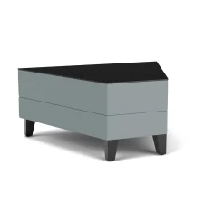 Social 45 Degree Wedge Table in Standard Upholstery