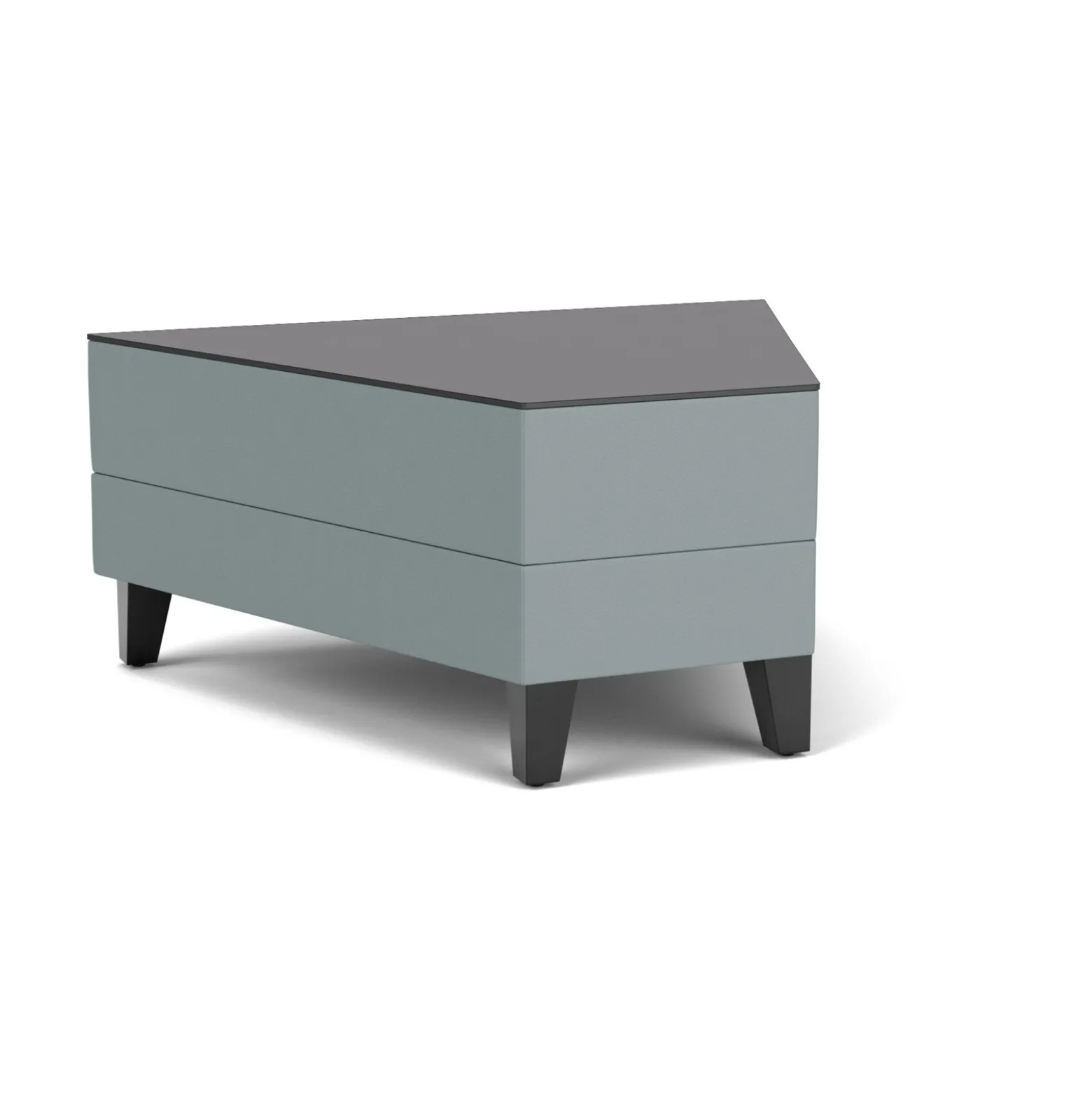 Social 45 Degree Wedge Table in Standard Upholstery