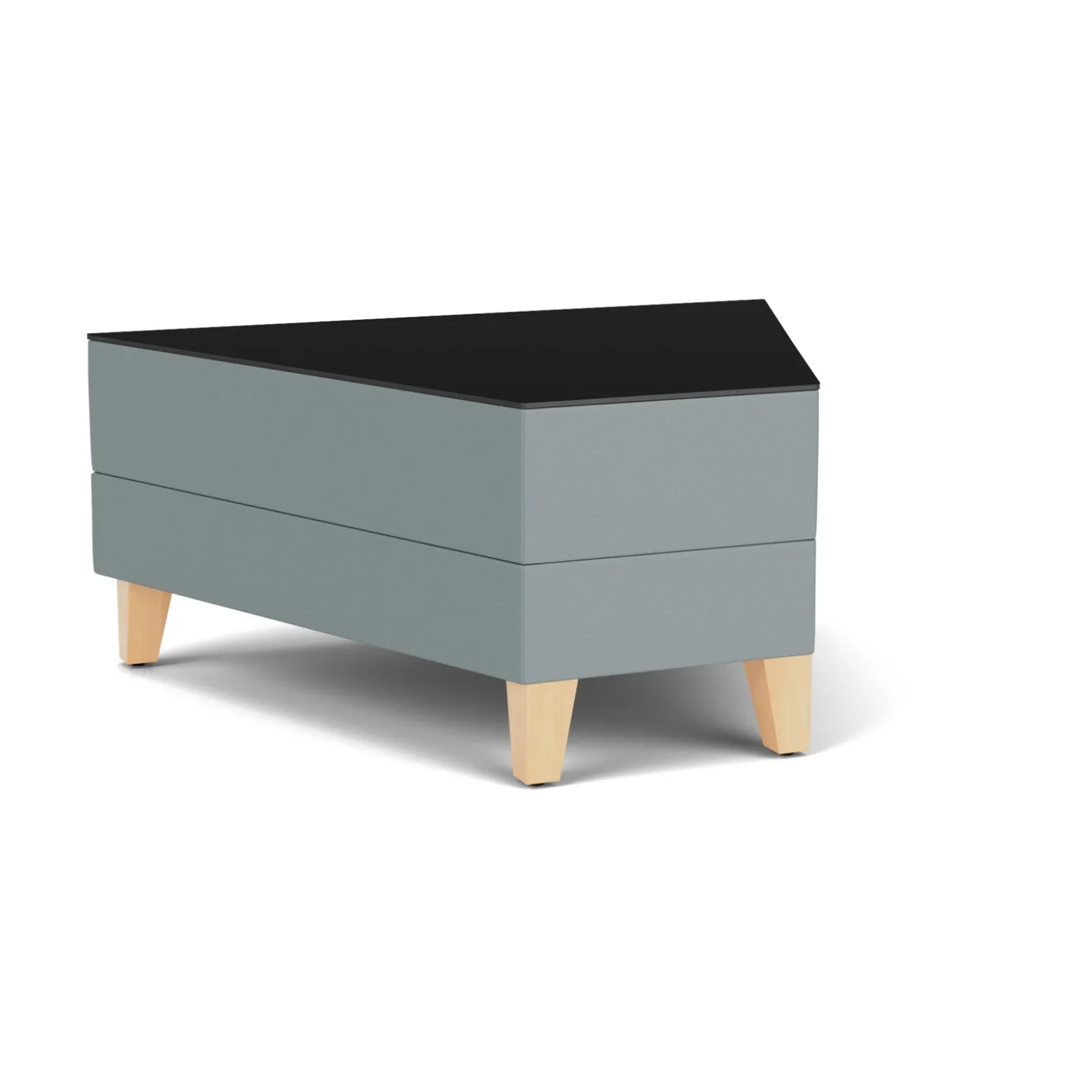 Social 45 Degree Wedge Table in Standard Upholstery