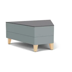 Social 45 Degree Wedge Table in Standard Upholstery