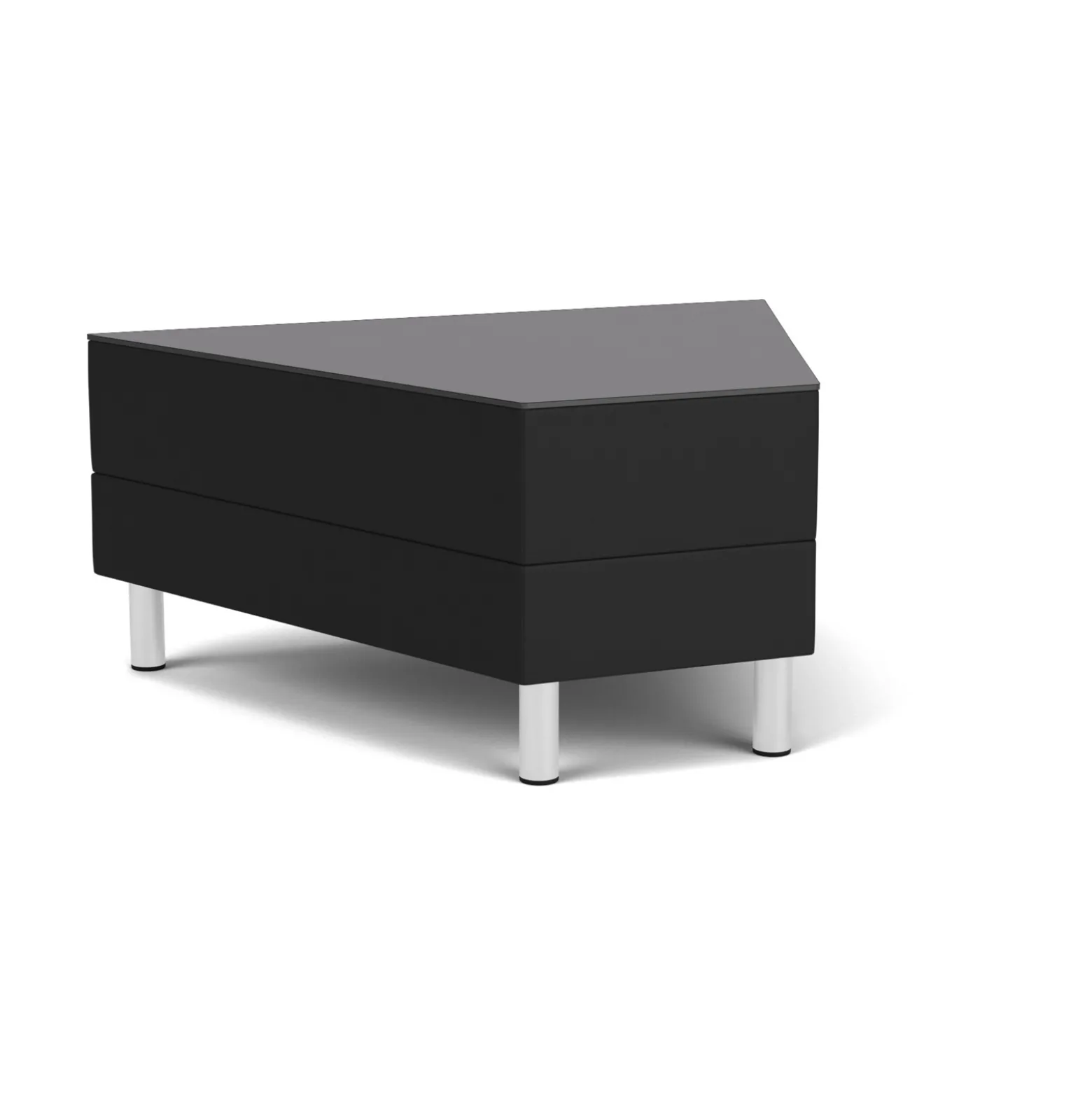 Social 45 Degree Wedge Table in Standard Upholstery
