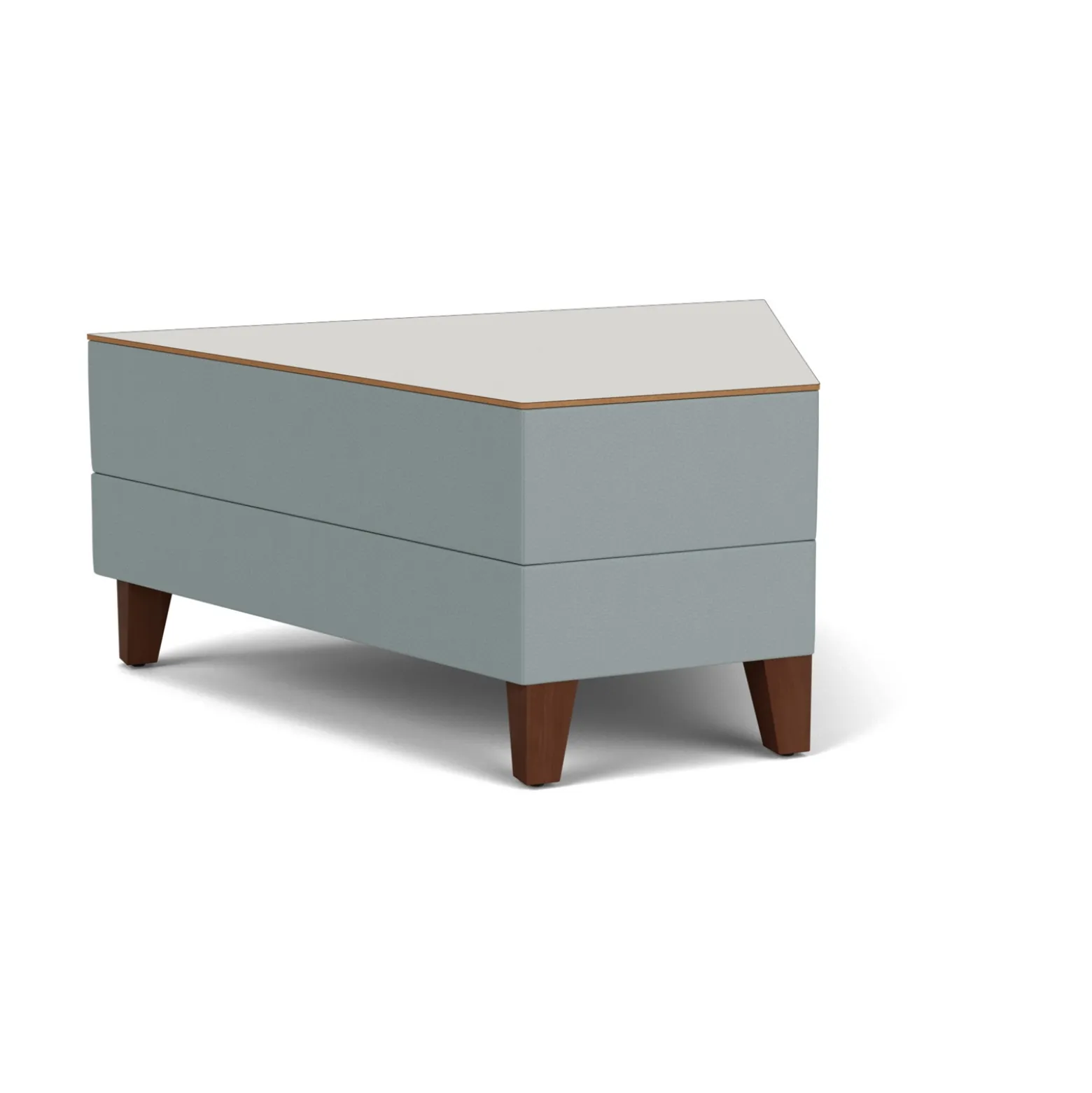 Social 45 Degree Wedge Table in Standard Upholstery