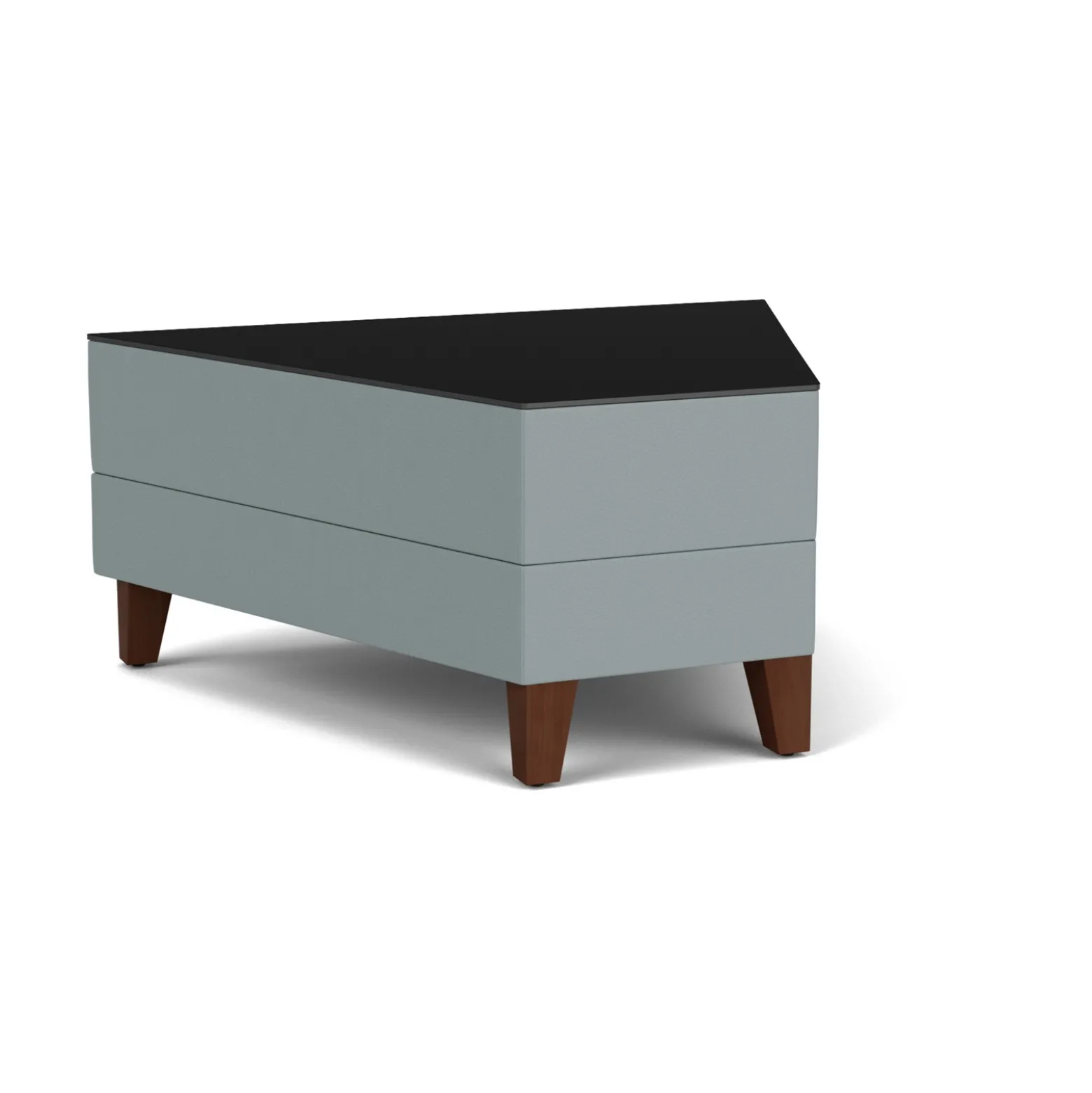 Social 45 Degree Wedge Table in Standard Upholstery