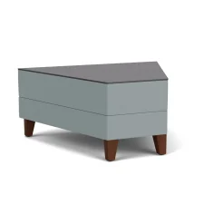 Social 45 Degree Wedge Table in Standard Upholstery