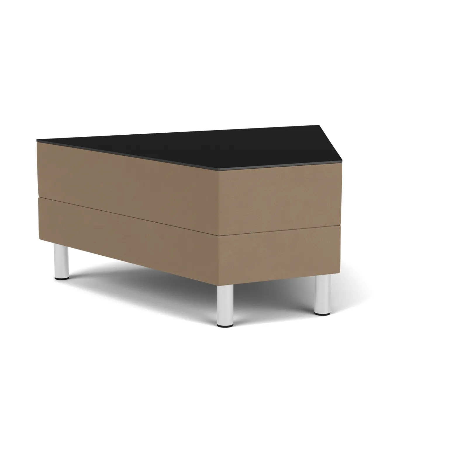 Social 45 Degree Wedge Table in Standard Upholstery