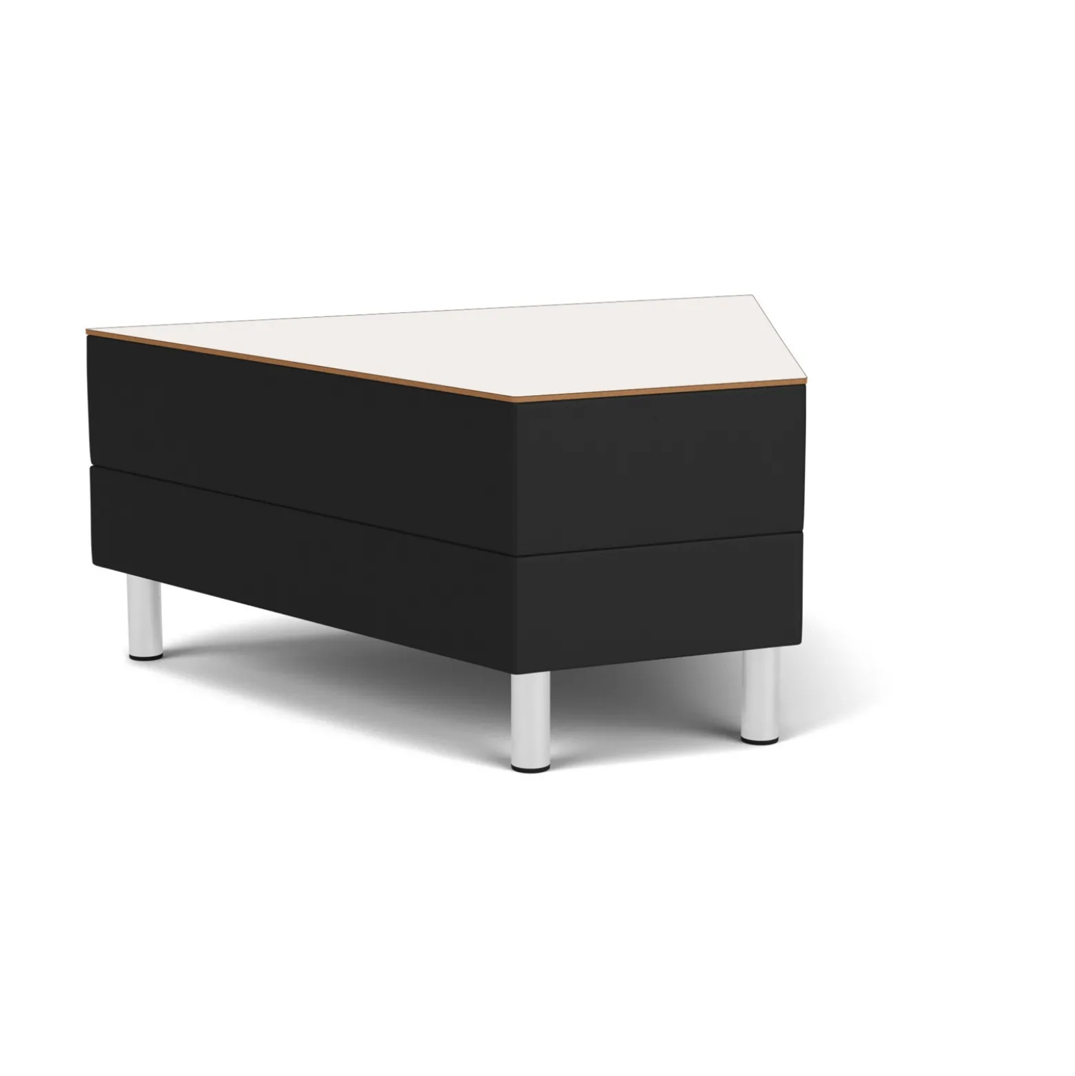 Social 45 Degree Wedge Table in Standard Upholstery