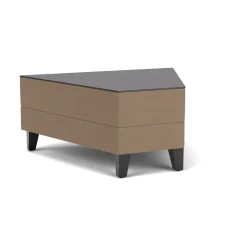 Social 45 Degree Wedge Table in Standard Upholstery