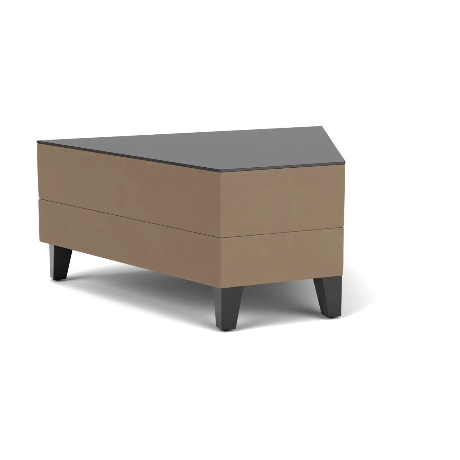 Social 45 Degree Wedge Table in Standard Upholstery