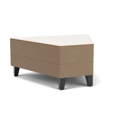 Social 45 Degree Wedge Table in Standard Upholstery