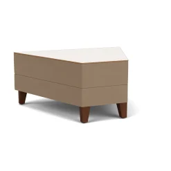 Social 45 Degree Wedge Table in Standard Upholstery