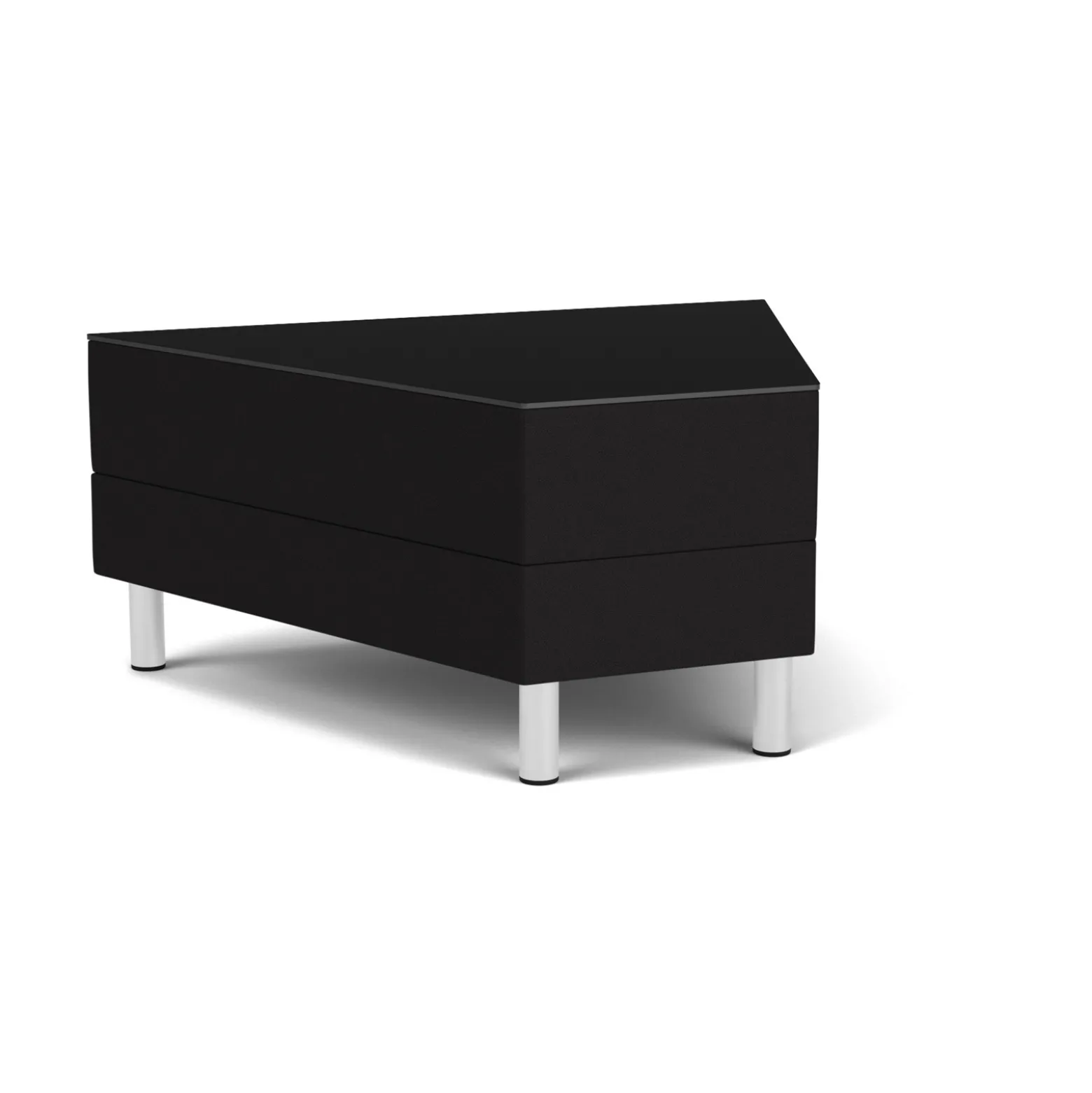 Social 45 Degree Wedge Table in Standard Upholstery
