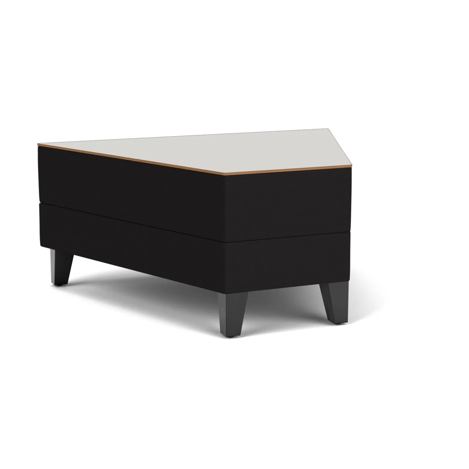 Social 45 Degree Wedge Table in Standard Upholstery