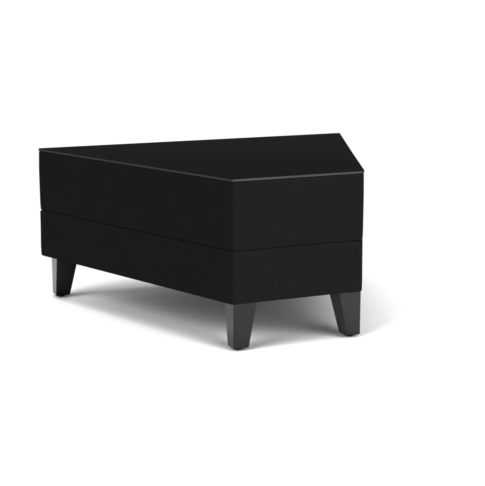 Social 45 Degree Wedge Table in Standard Upholstery