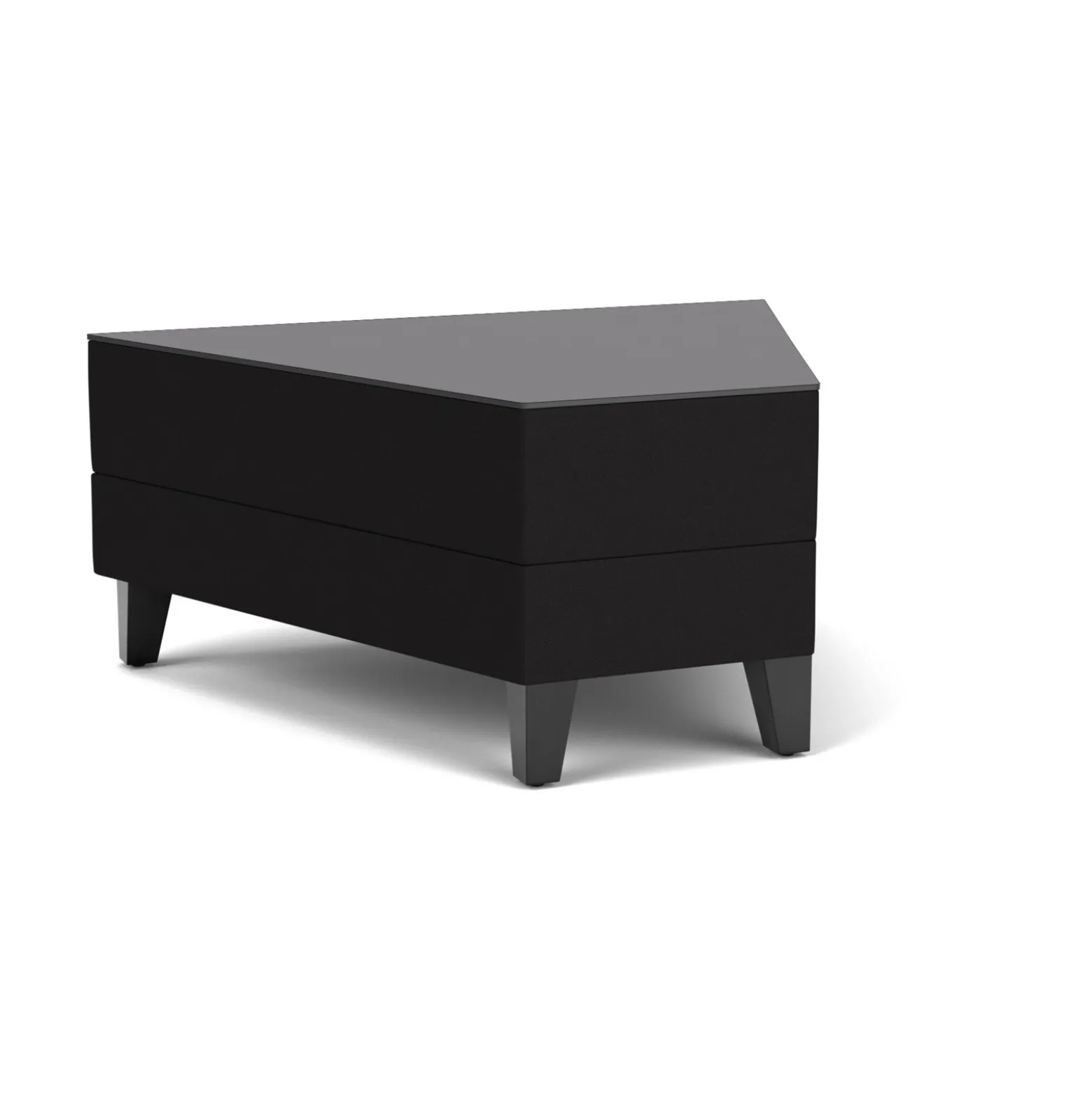 Social 45 Degree Wedge Table in Standard Upholstery