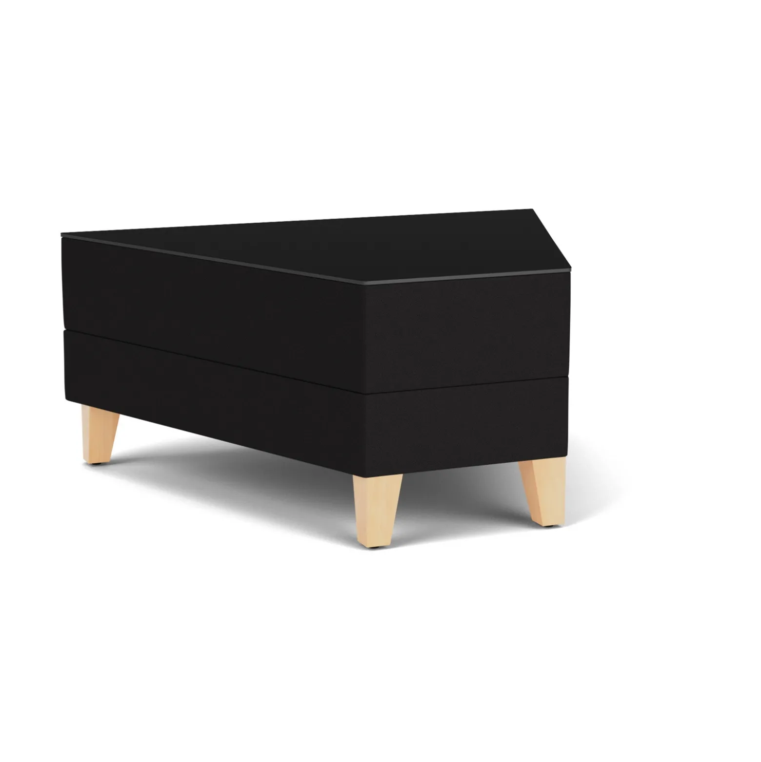 Social 45 Degree Wedge Table in Standard Upholstery