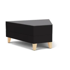 Social 45 Degree Wedge Table in Standard Upholstery