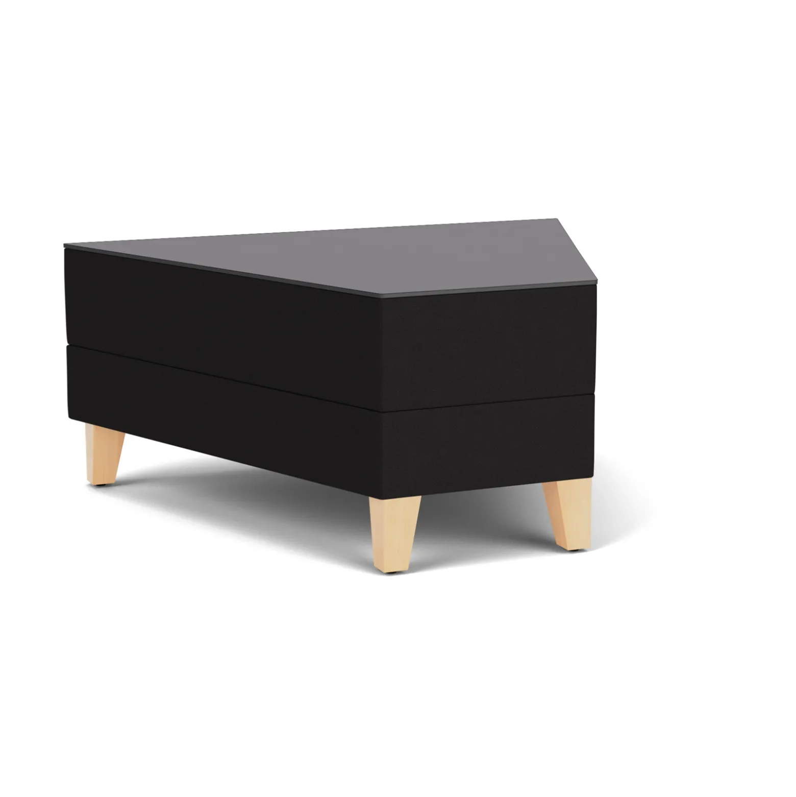 Social 45 Degree Wedge Table in Standard Upholstery