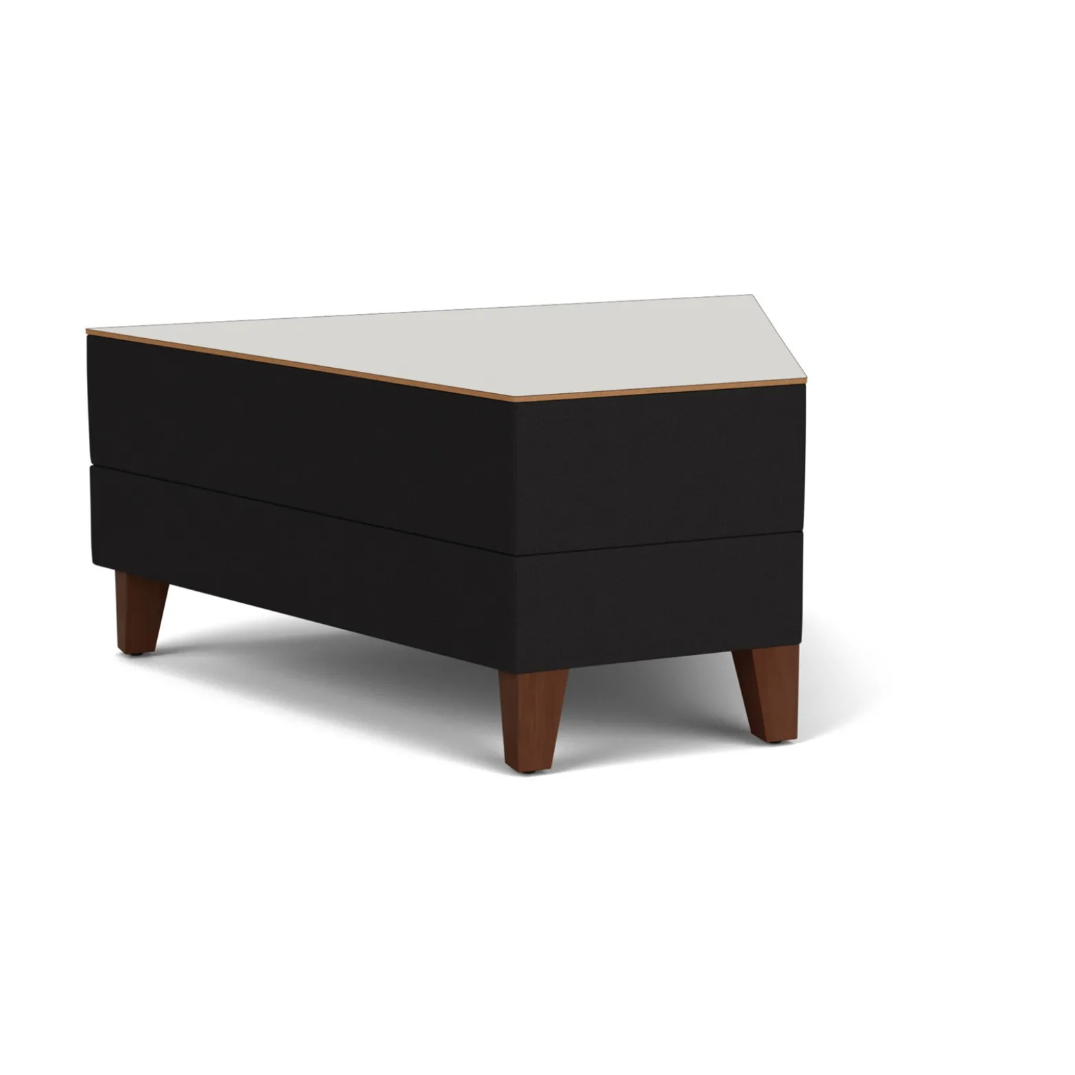 Social 45 Degree Wedge Table in Standard Upholstery