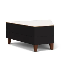 Social 45 Degree Wedge Table in Standard Upholstery