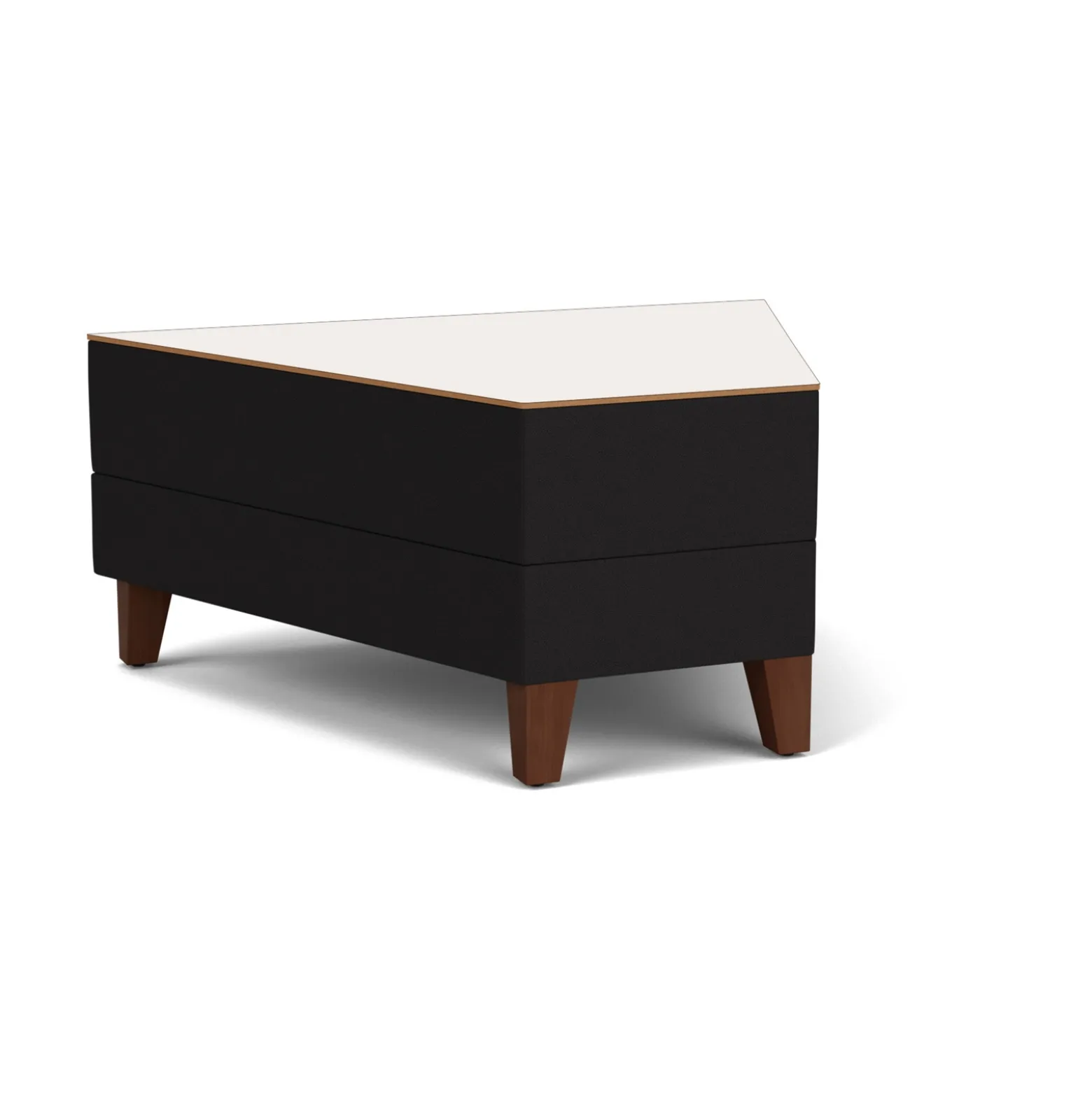 Social 45 Degree Wedge Table in Standard Upholstery