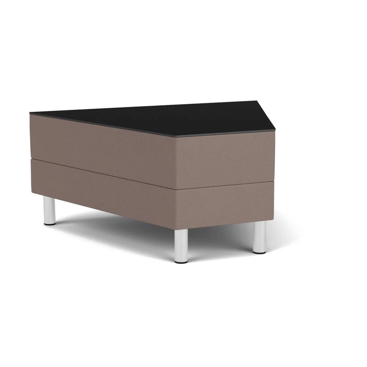 Social 45 Degree Wedge Table in Standard Upholstery