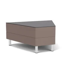 Social 45 Degree Wedge Table in Standard Upholstery