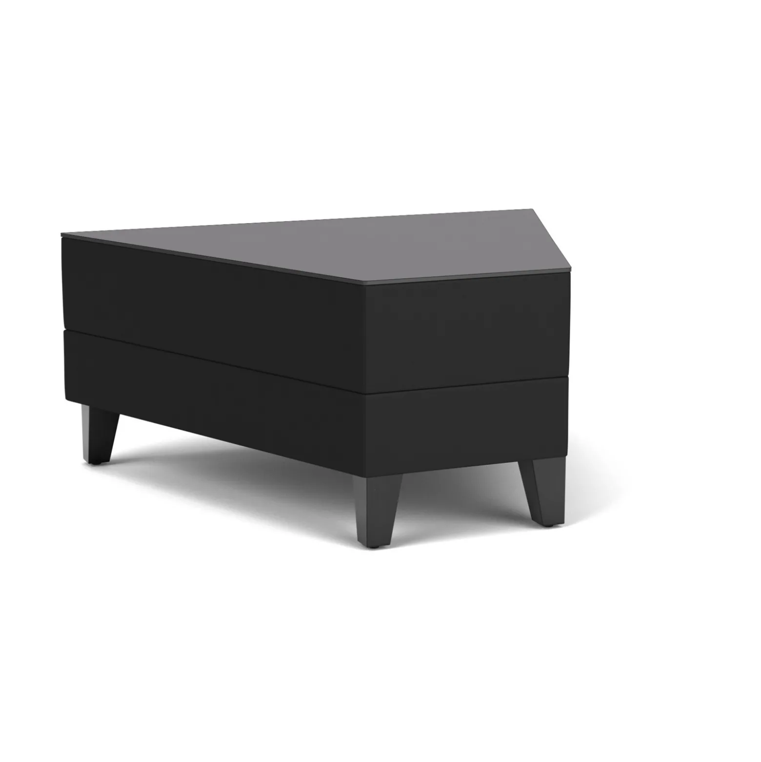 Social 45 Degree Wedge Table in Standard Upholstery