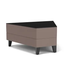 Social 45 Degree Wedge Table in Standard Upholstery