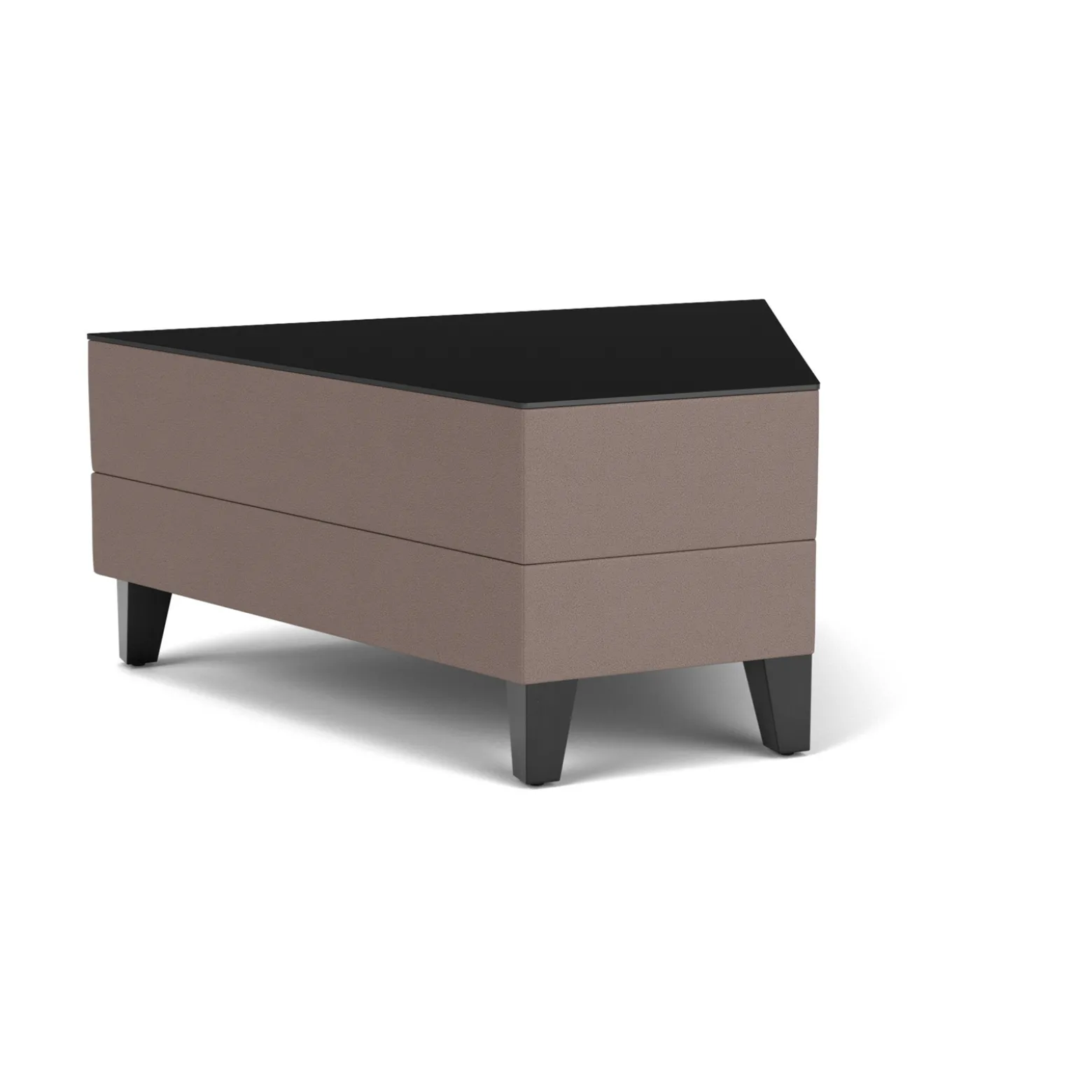 Social 45 Degree Wedge Table in Standard Upholstery