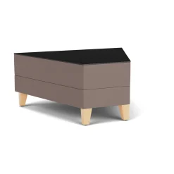 Social 45 Degree Wedge Table in Standard Upholstery