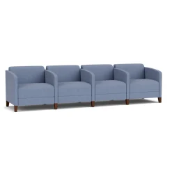 Social 4 Seats With Center Arms in Premium Upholstery