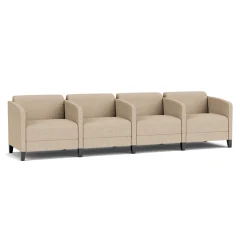 Social 4 Seats With Center Arms in Premium Upholstery