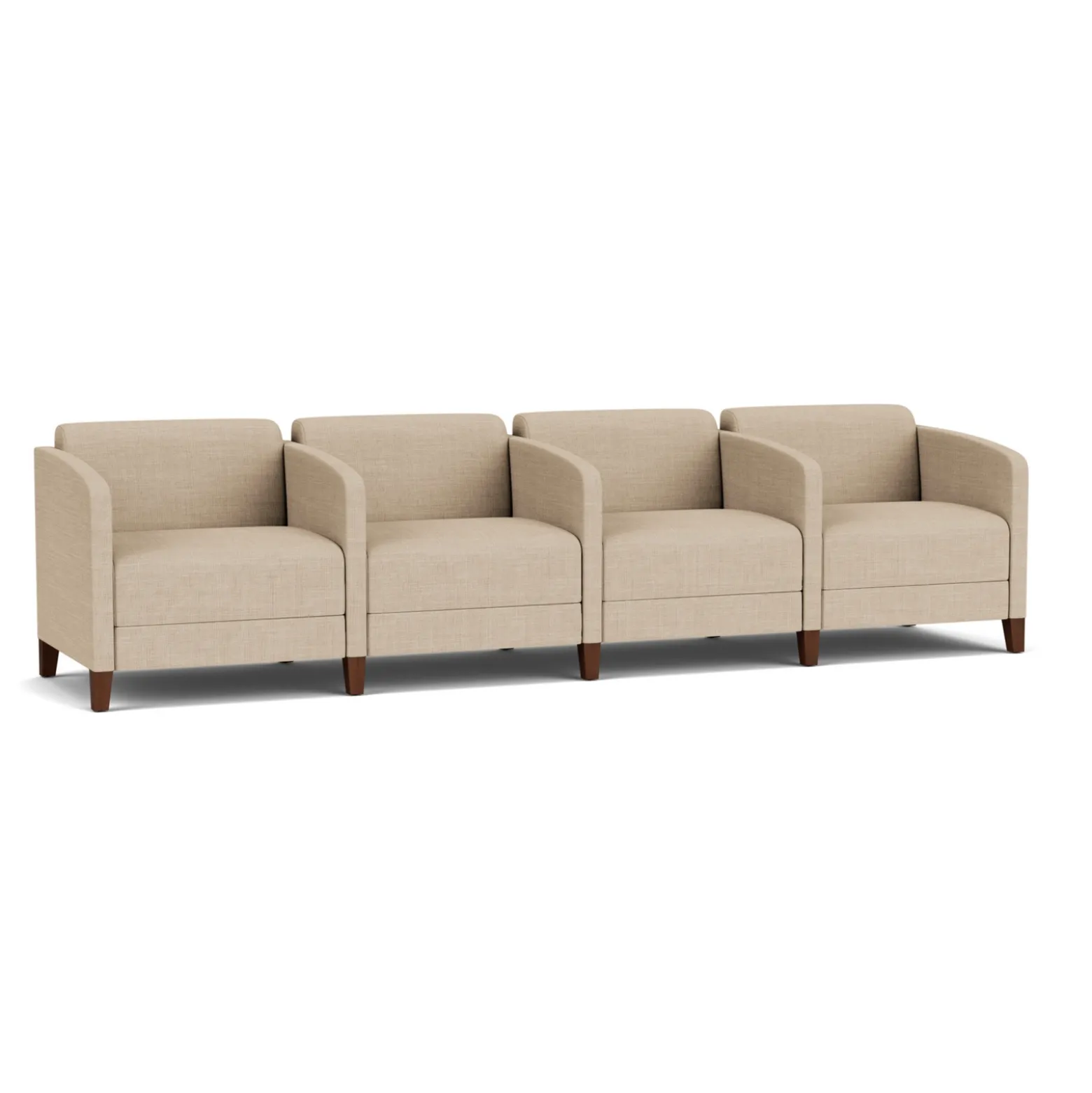 Social 4 Seats With Center Arms in Premium Upholstery