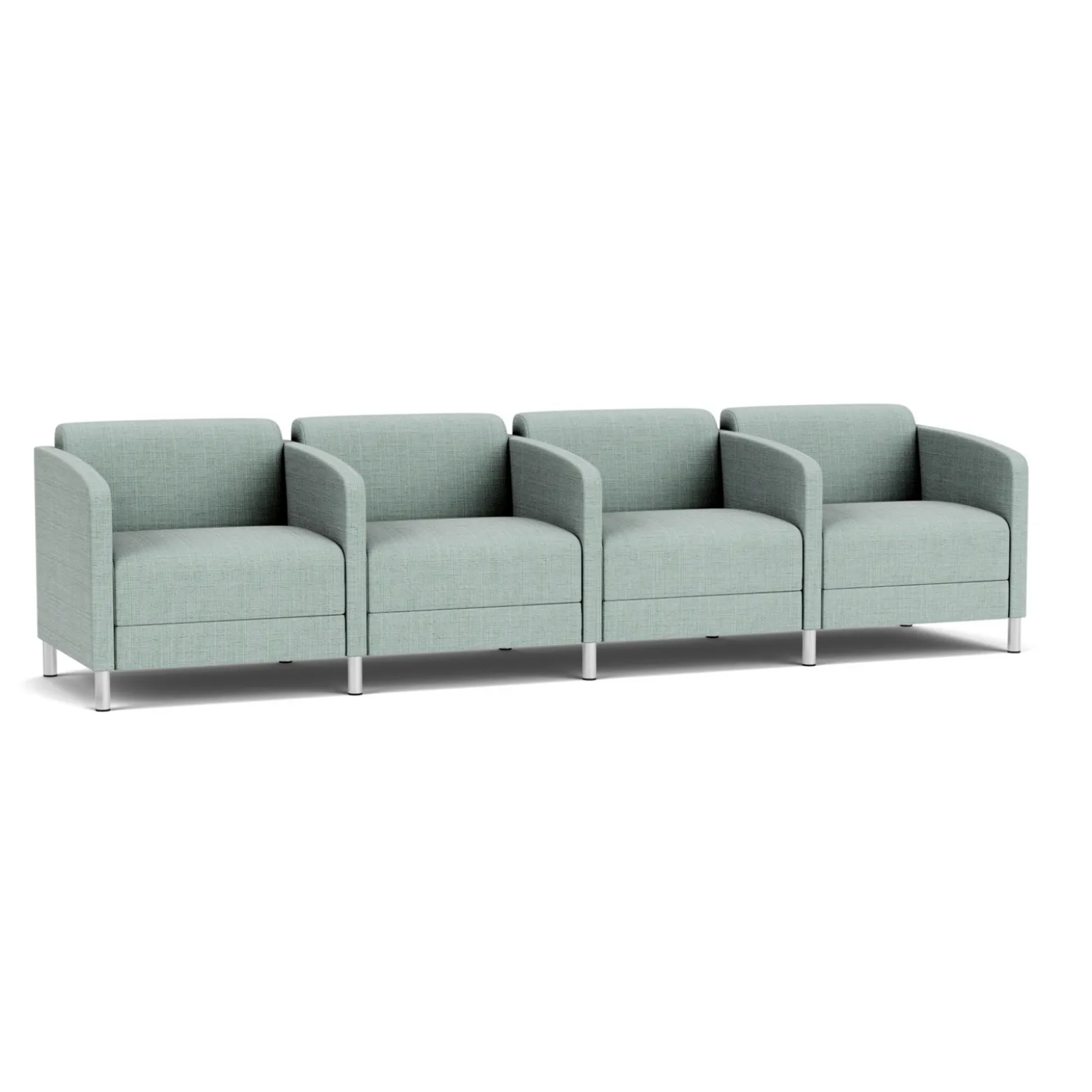 Social 4 Seats With Center Arms in Premium Upholstery