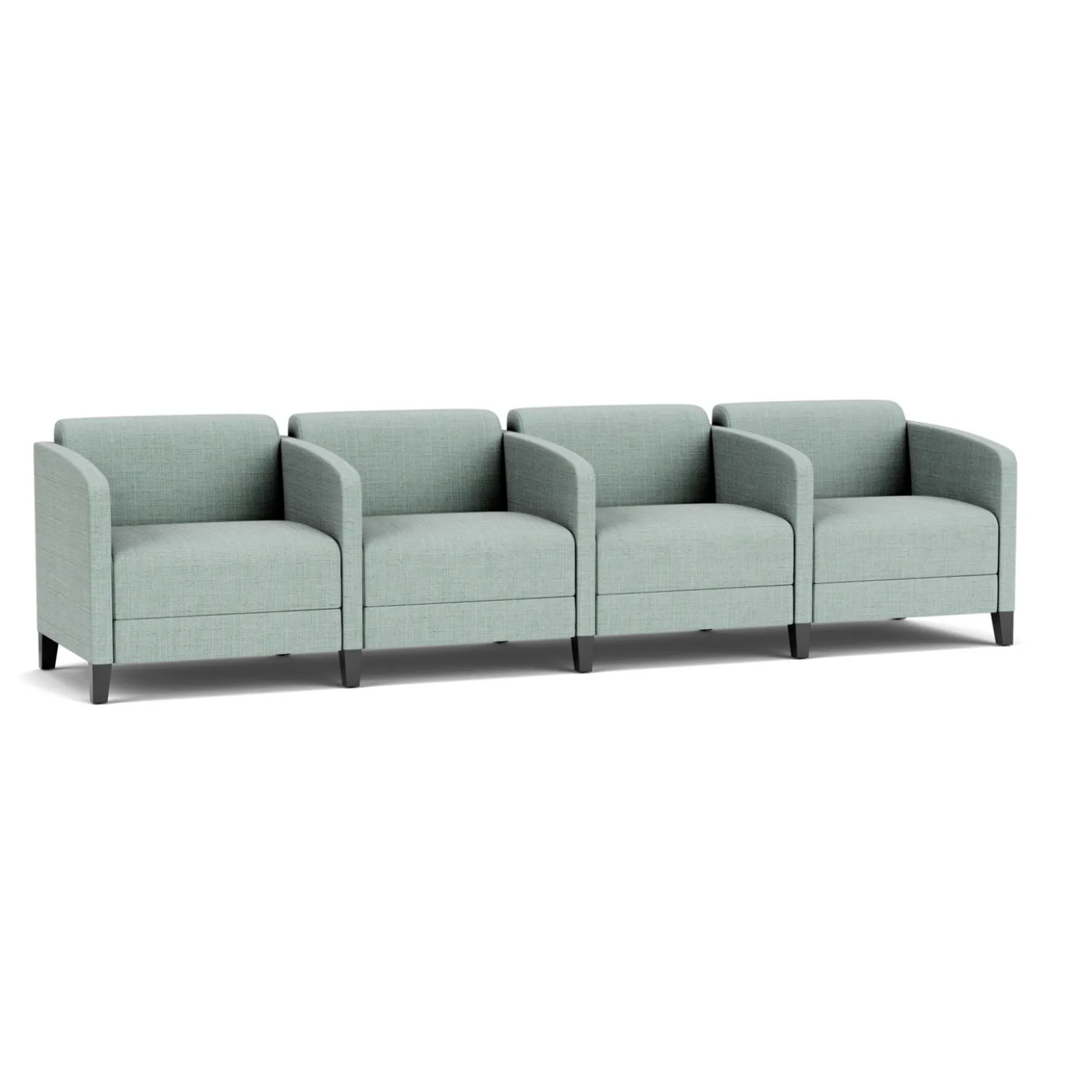 Social 4 Seats With Center Arms in Premium Upholstery