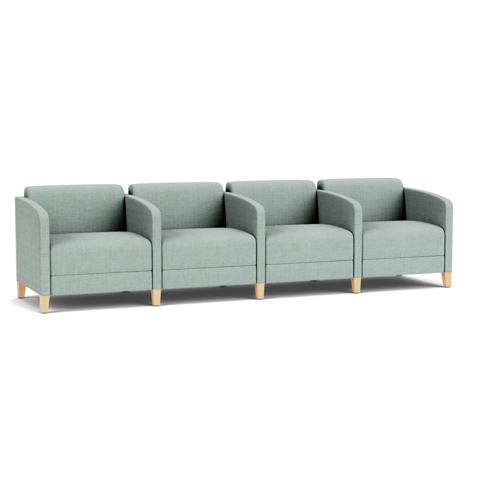 Social 4 Seats With Center Arms in Premium Upholstery