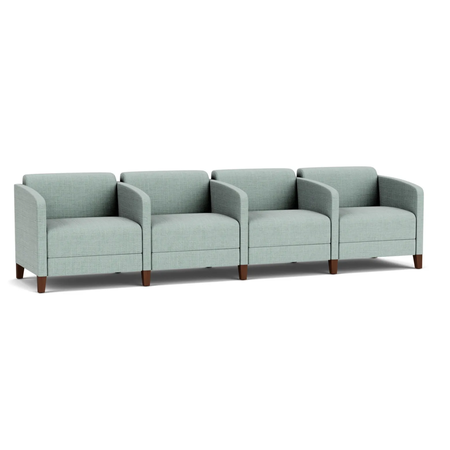 Social 4 Seats With Center Arms in Premium Upholstery