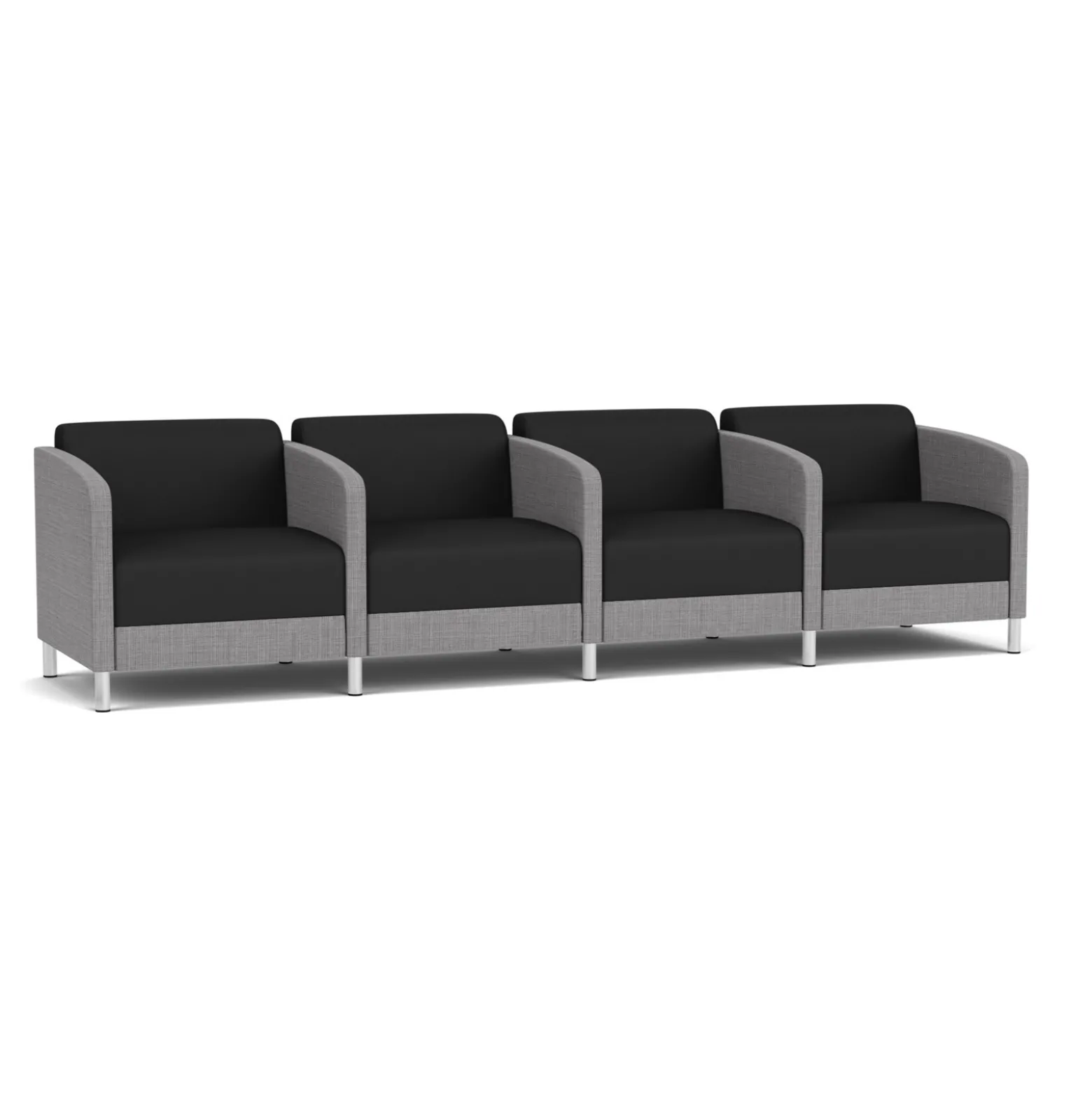 Social 4 Seats With Center Arms in Premium Upholstery