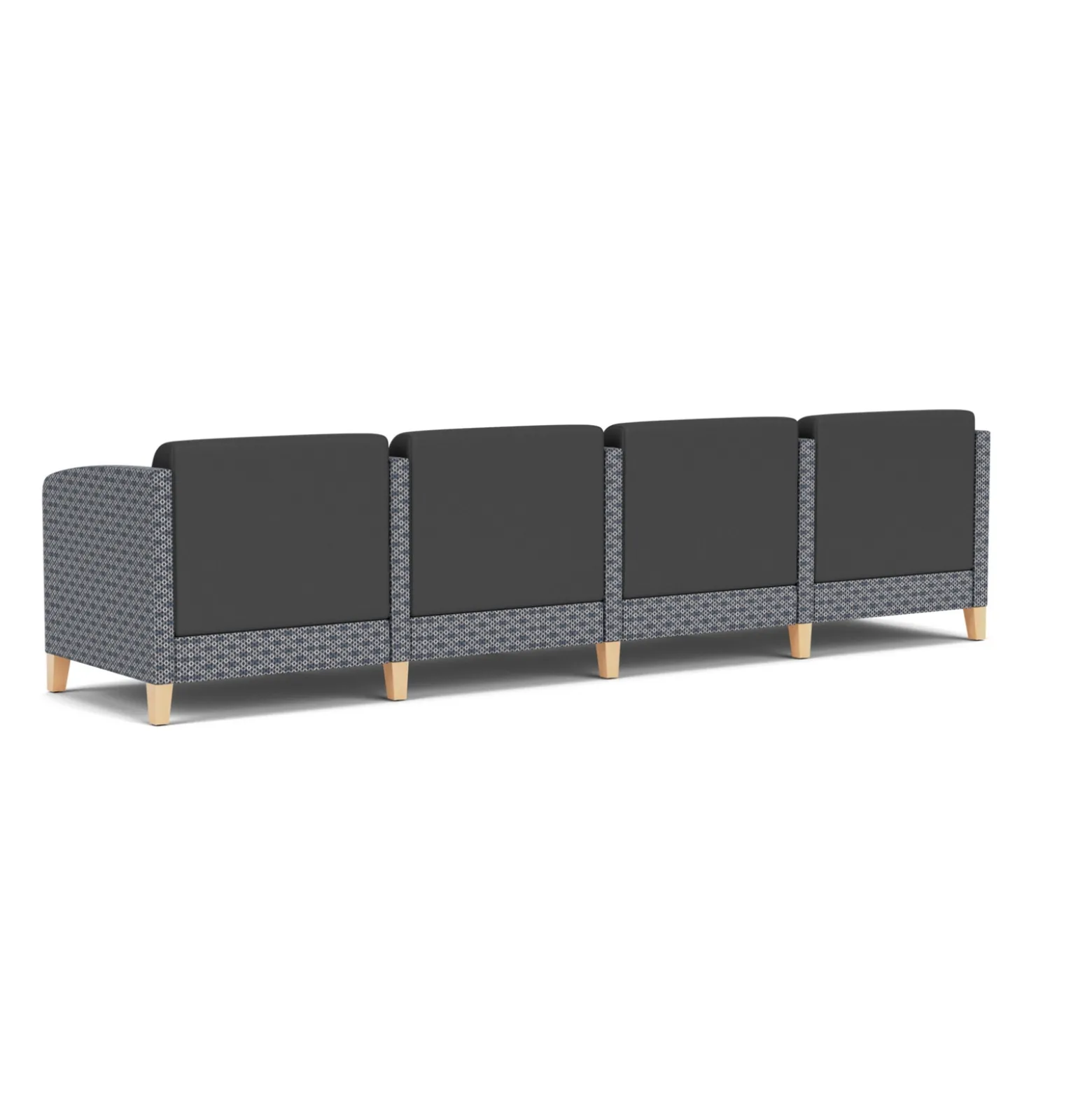 Social 4 Seats With Center Arms in Premium Upholstery
