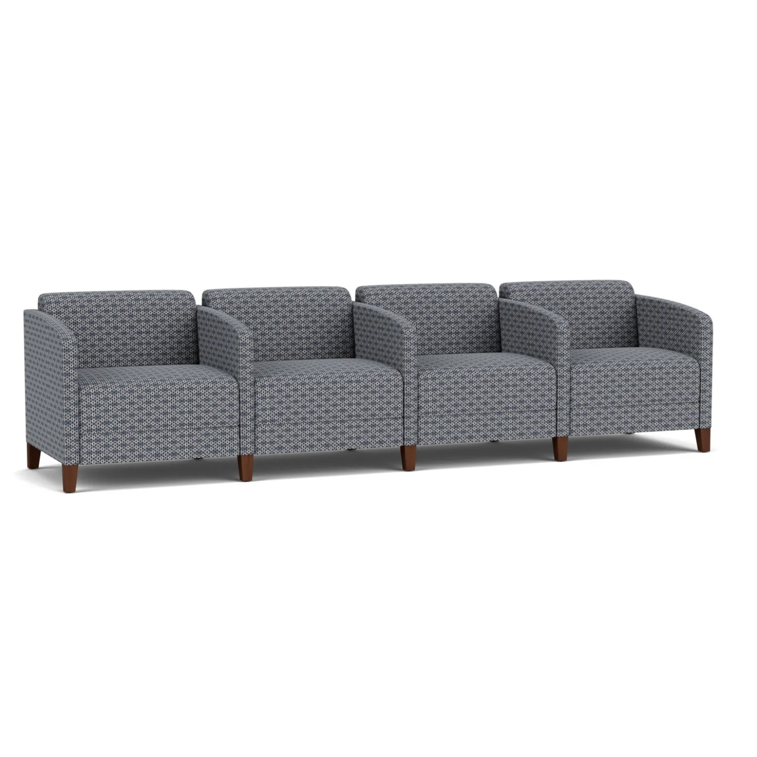 Social 4 Seats With Center Arms in Premium Upholstery