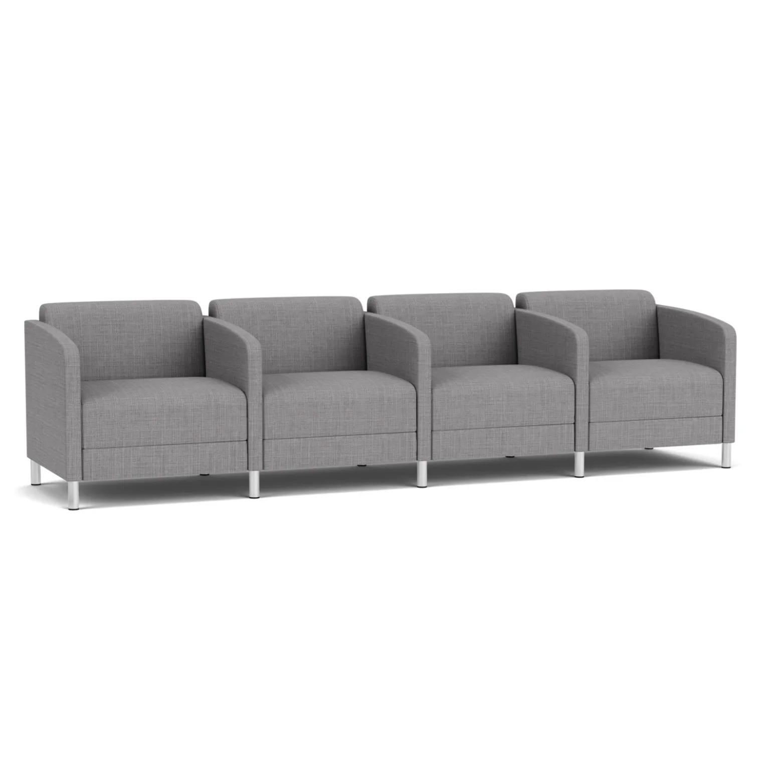 Social 4 Seats With Center Arms in Premium Upholstery