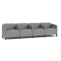 Social 4 Seats With Center Arms in Premium Upholstery