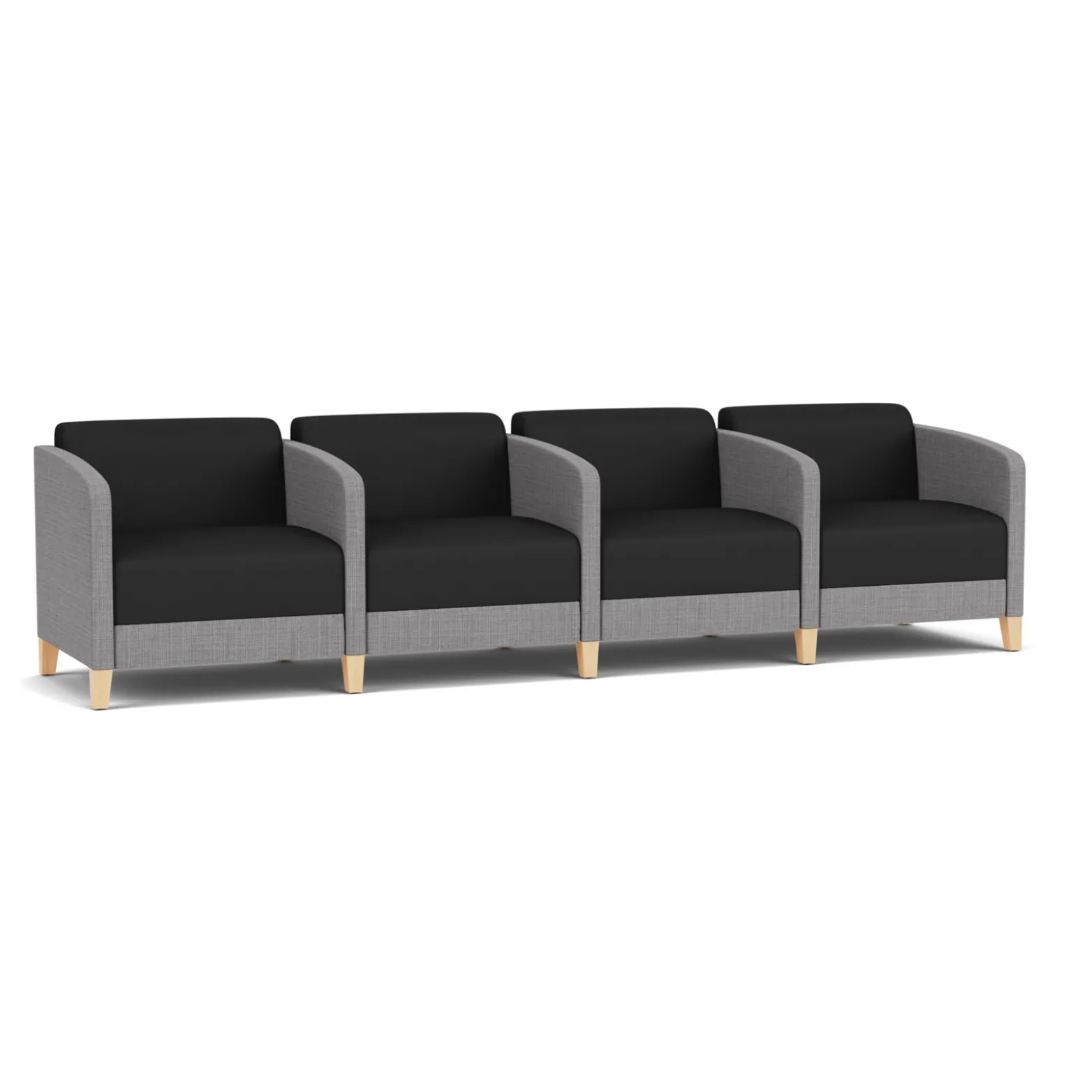 Social 4 Seats With Center Arms in Premium Upholstery